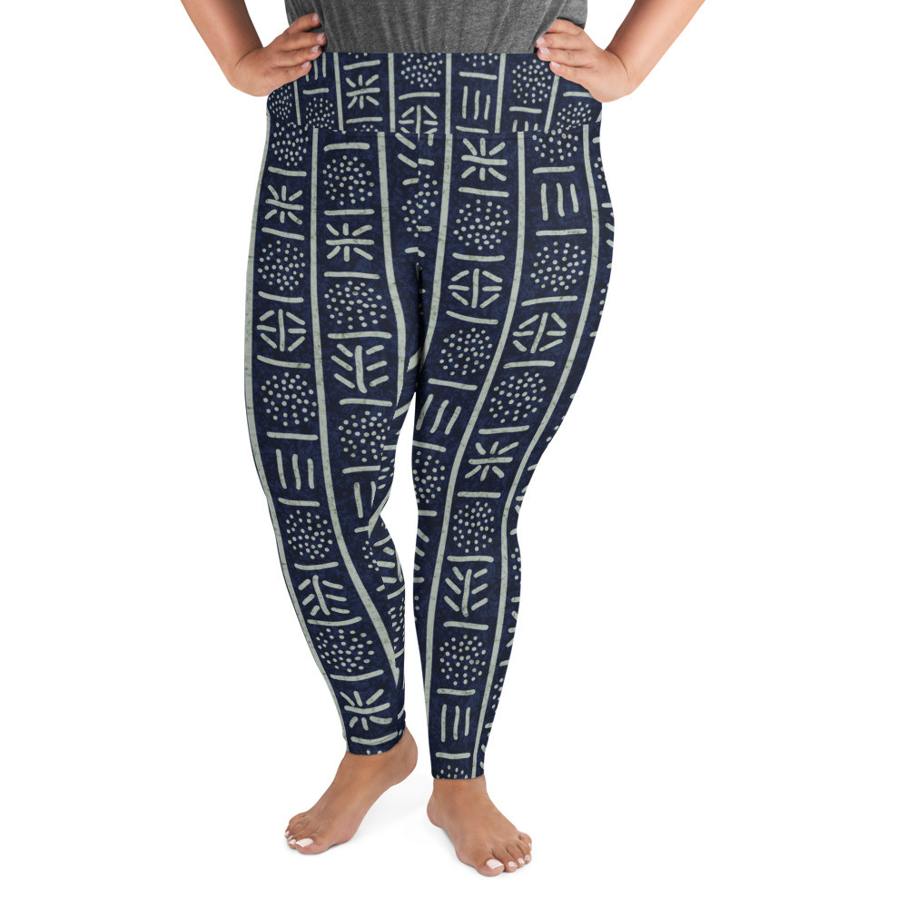 Adire Plus Size Leggings IV