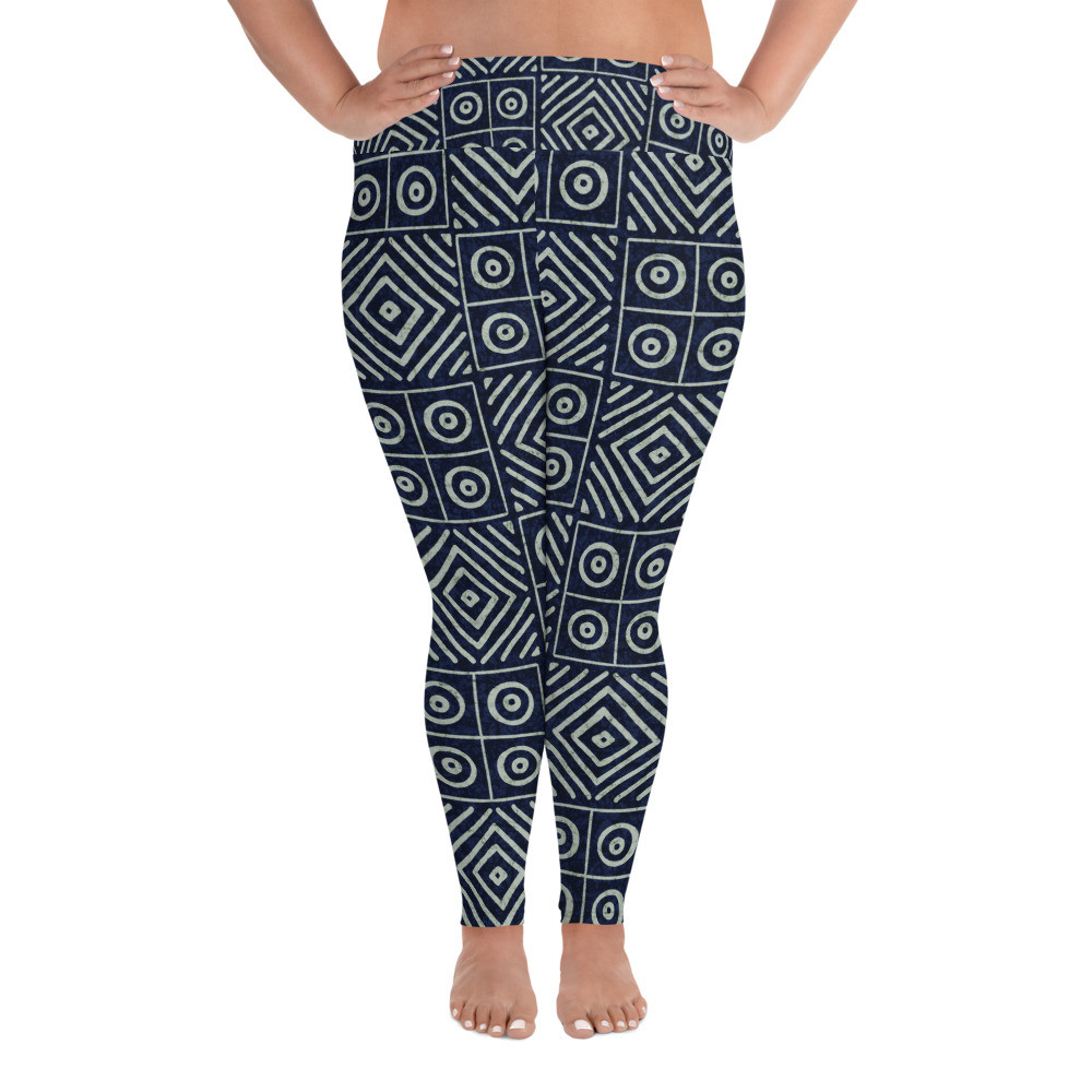 Adire Plus Size Leggings