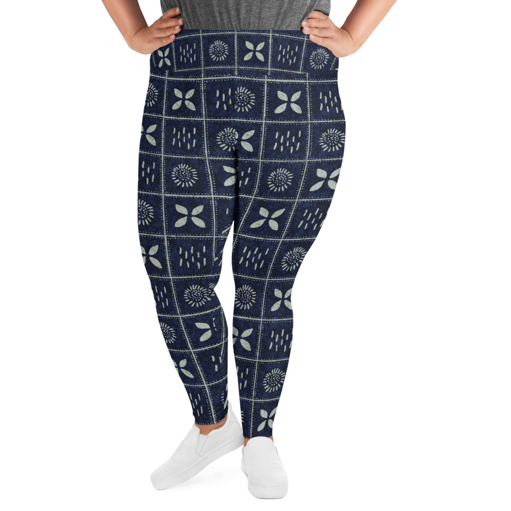 Adire Plus Size Leggings III