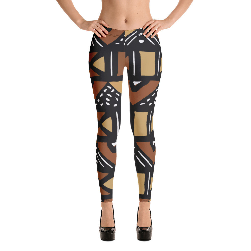Mud Cloth Inspired Leggings