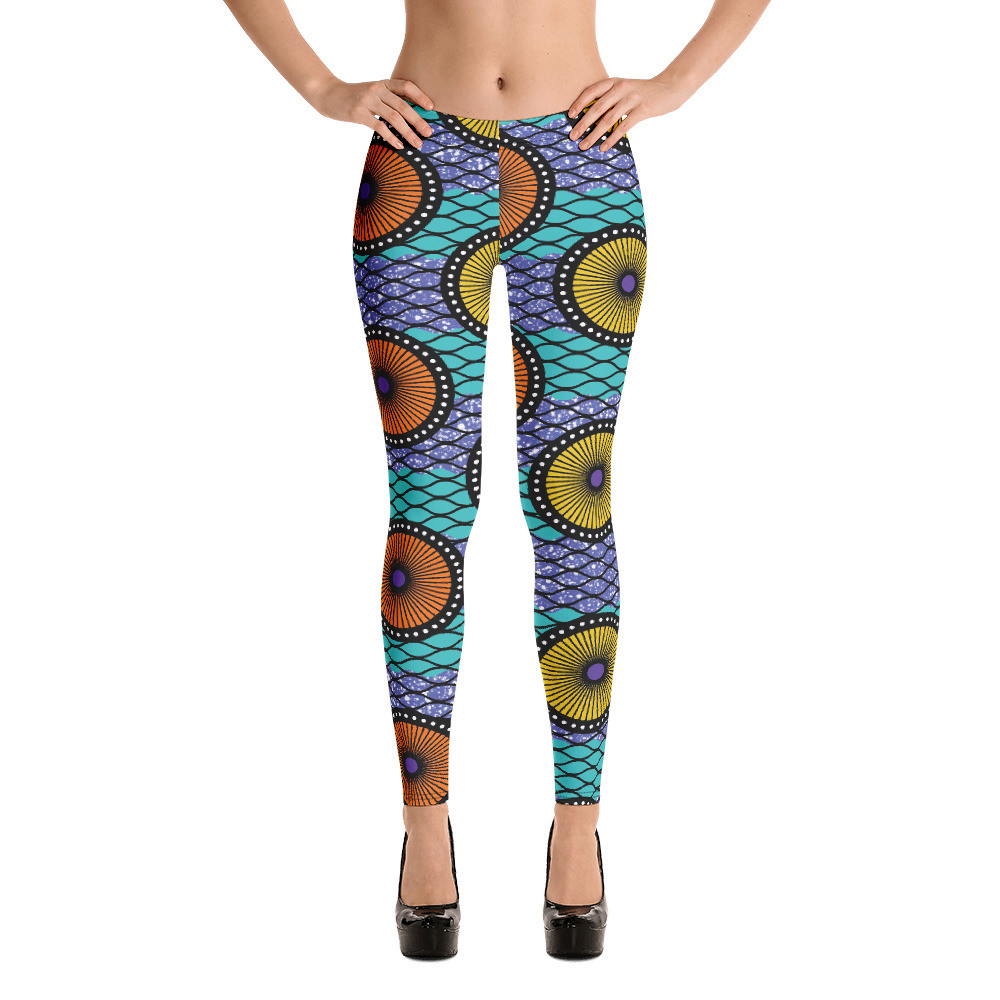 Ankara Circles Leggings II