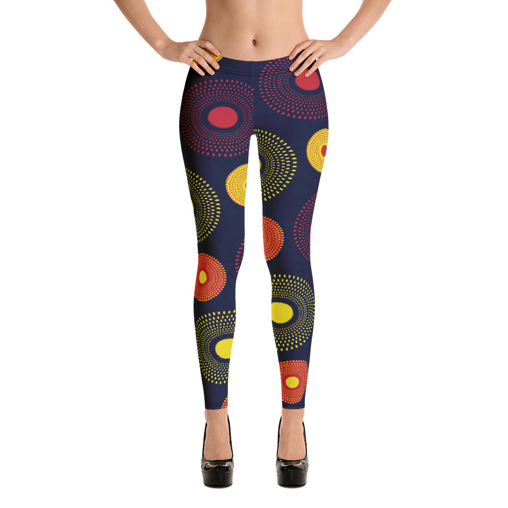 Ankara Circles Leggings