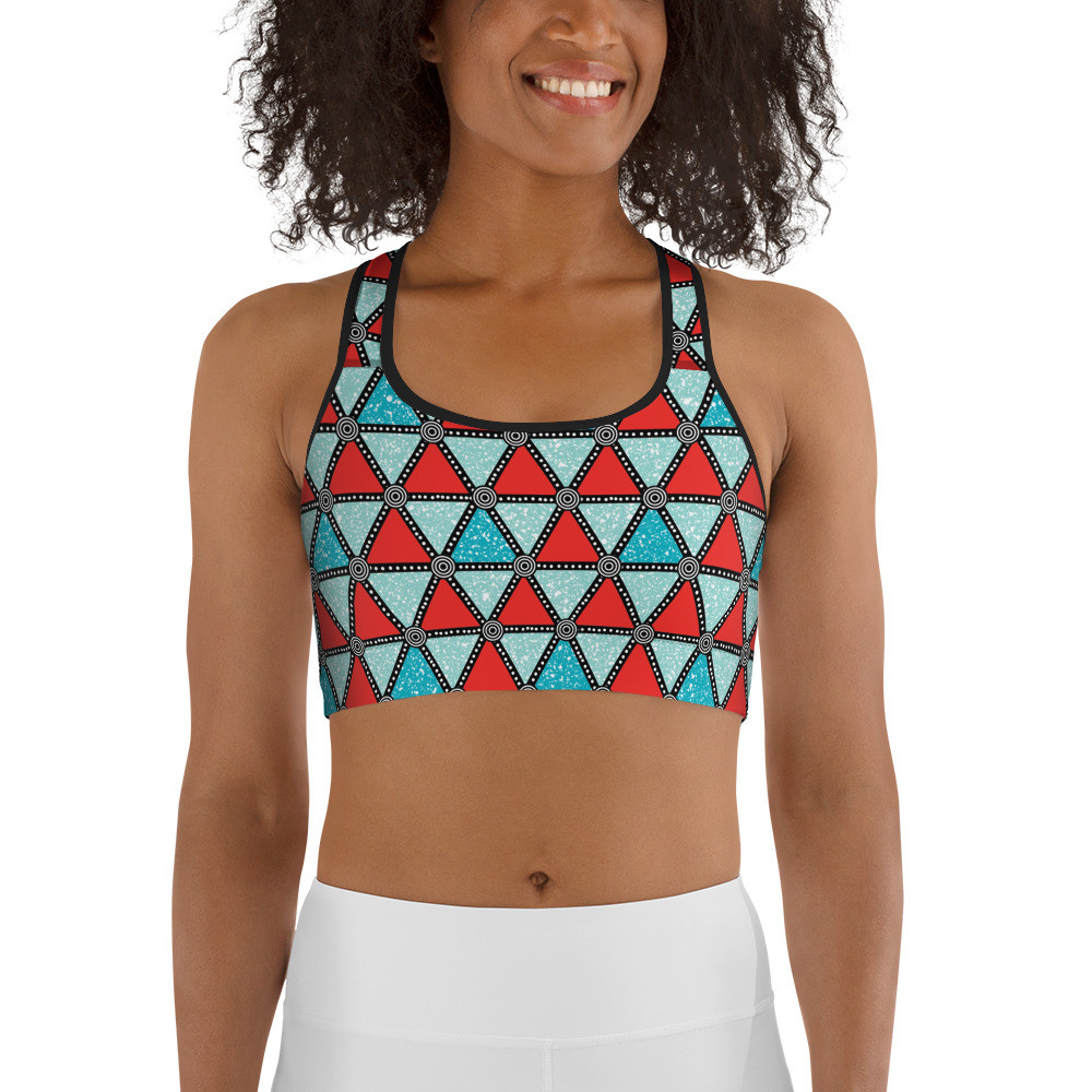 Triangles Sports bra