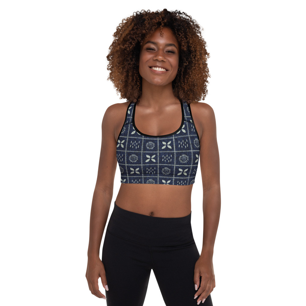 Adire Padded Sports Bra III