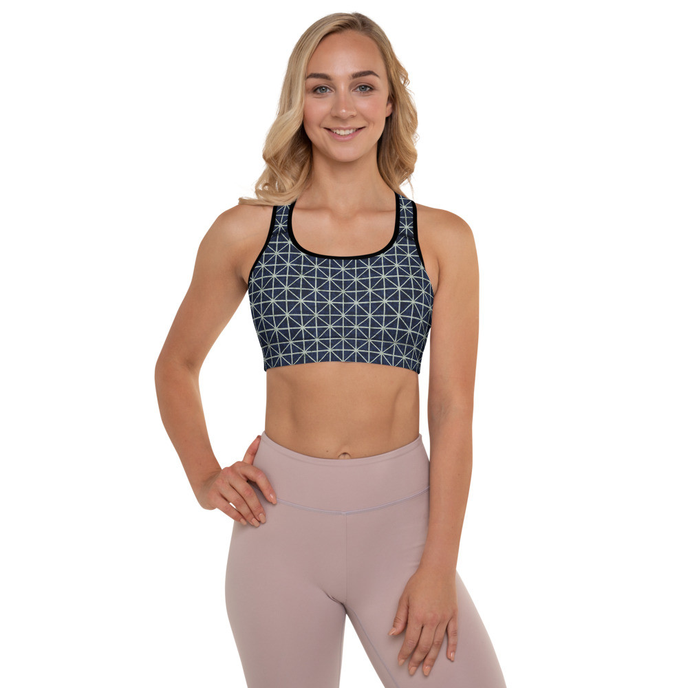 Adire Padded Sports Bra VIII