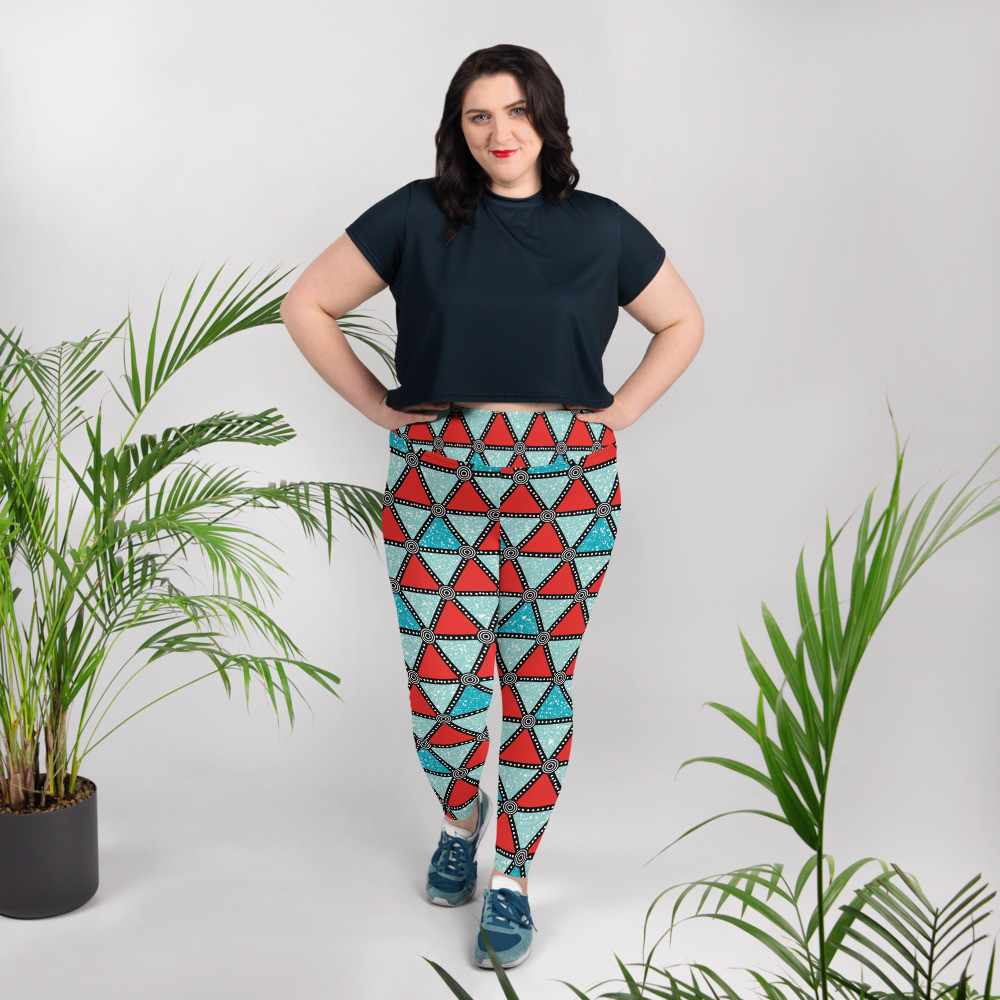 Triangles Plus Size Leggings