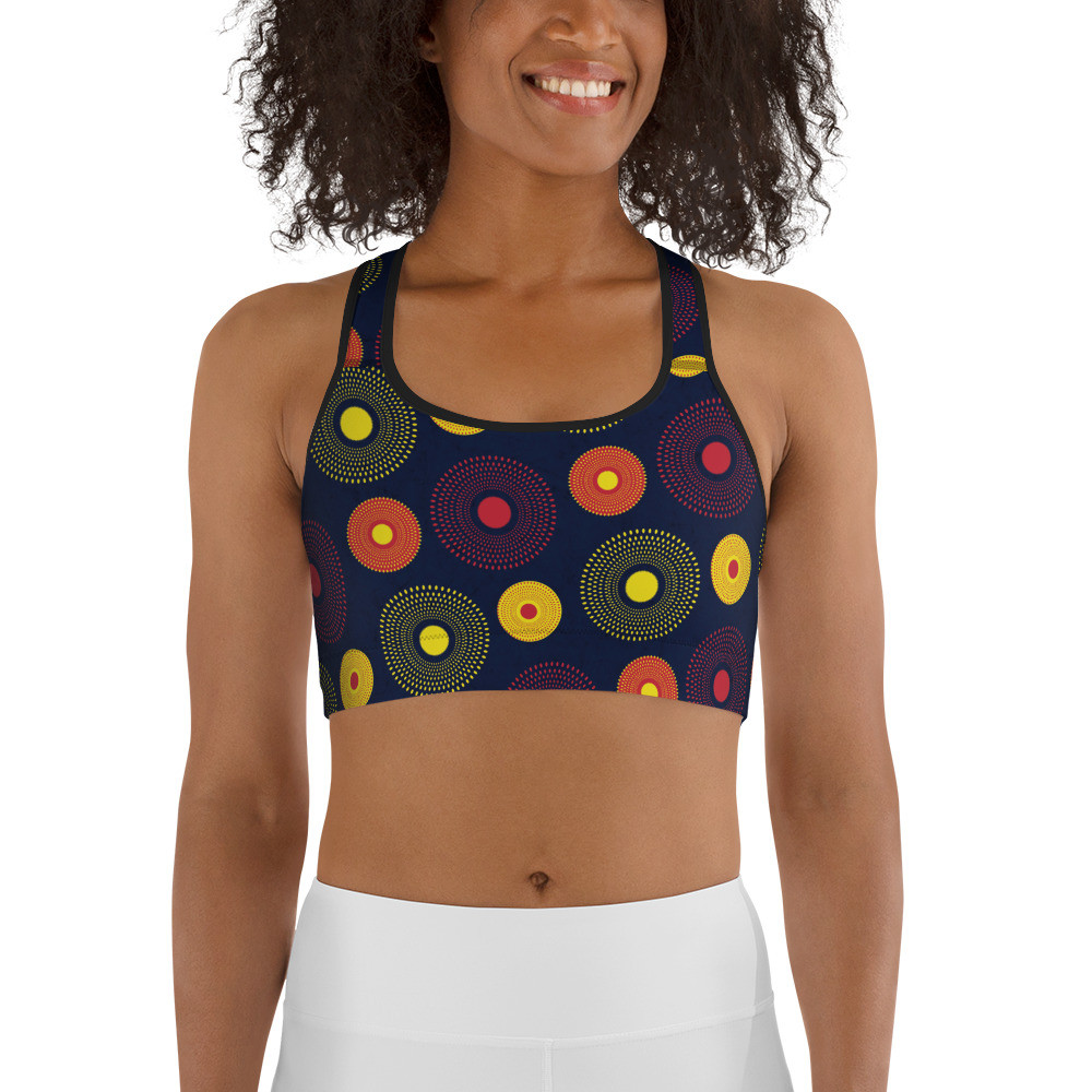 Ankara Circles Sports bra