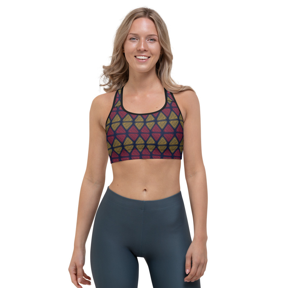 Triangles Sports bra II