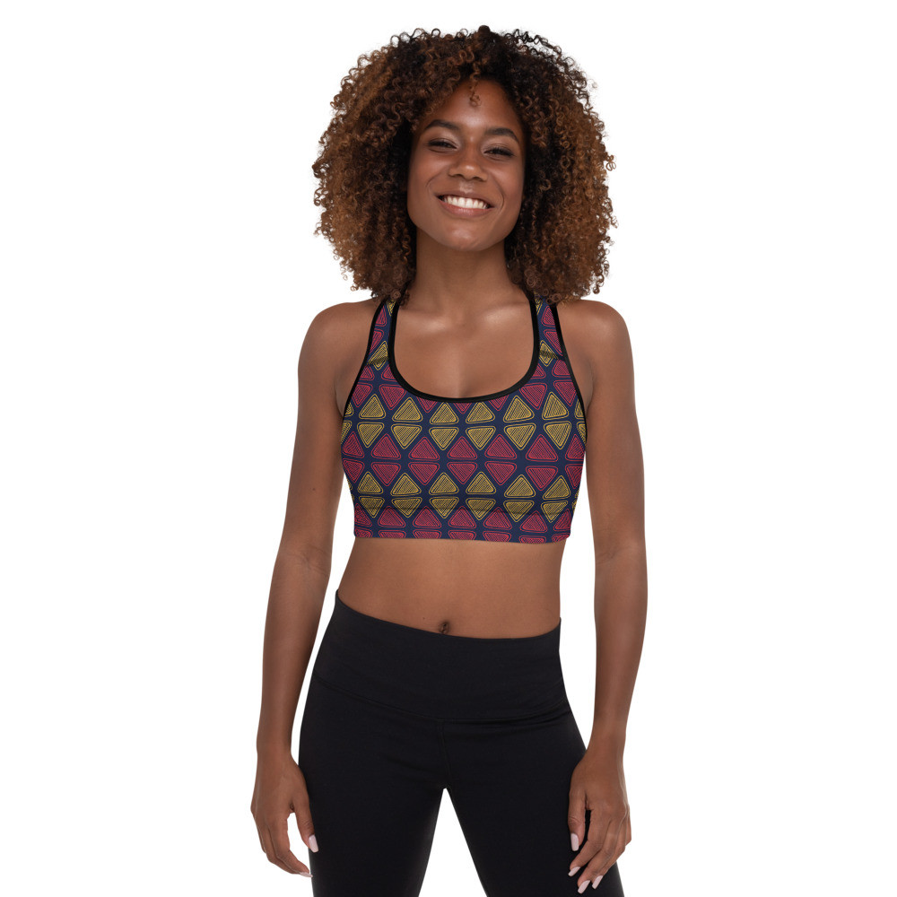 Triangles Padded Sports Bra II