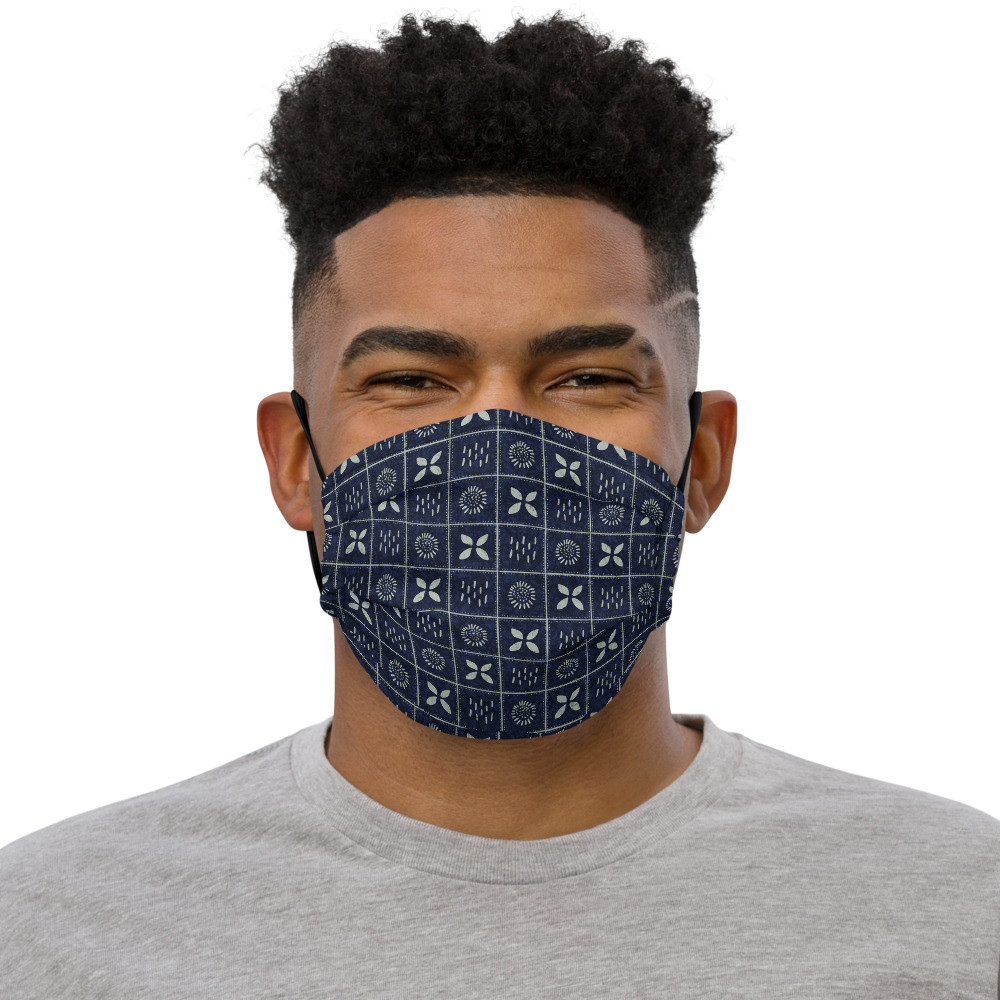 Adire face mask III