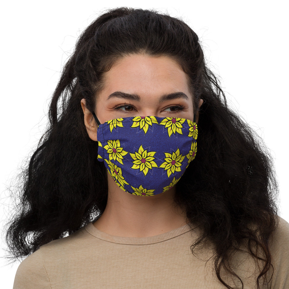 Sunflowers face mask