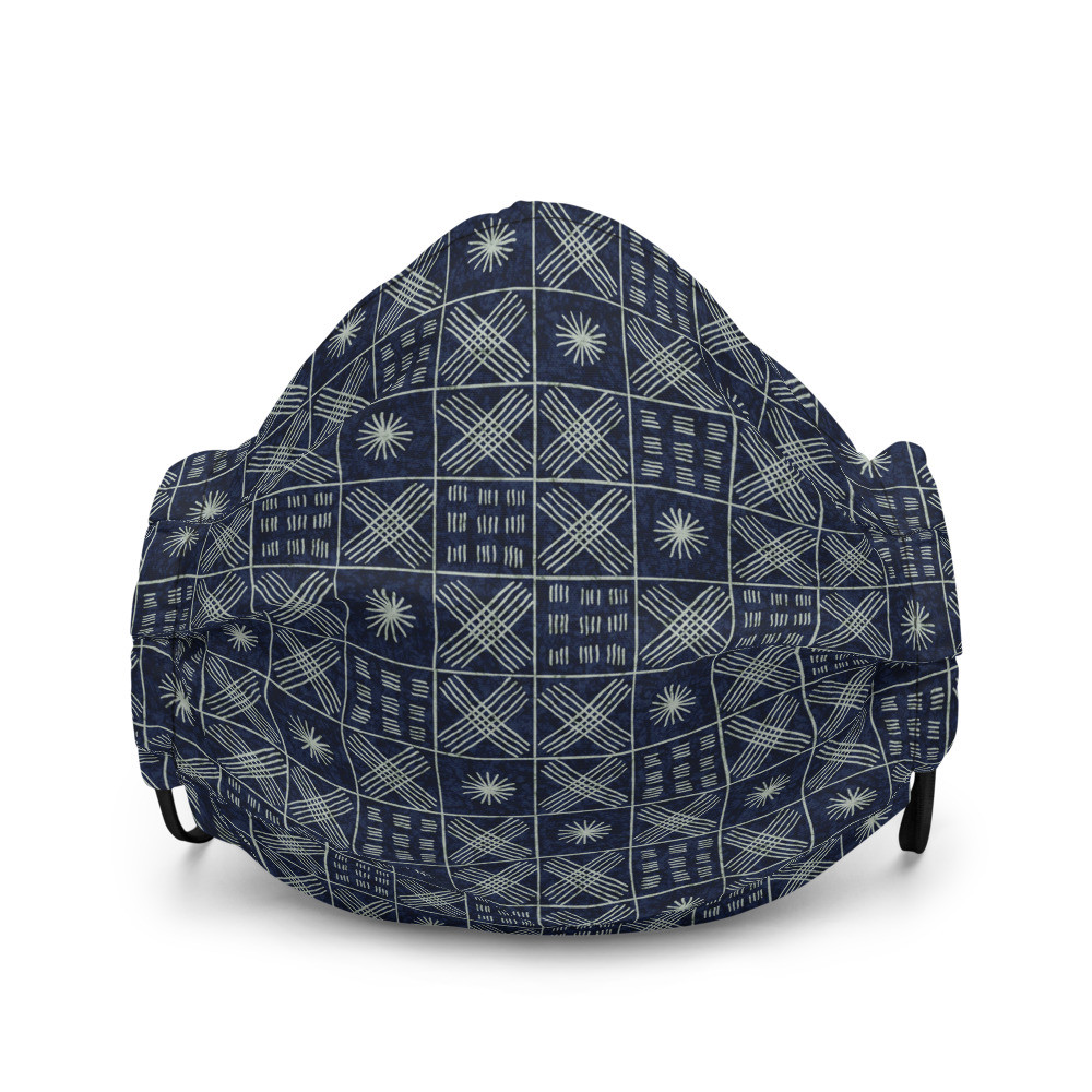 Adire face mask VI