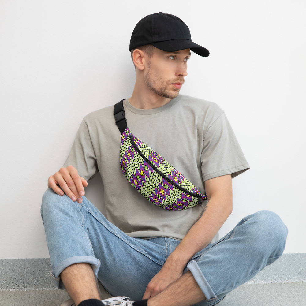 Fishnet Ladders Inspired Fanny Pack