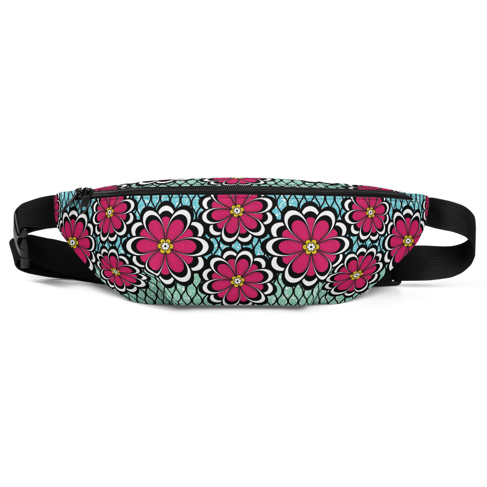 Pink Flowers Fanny Pack