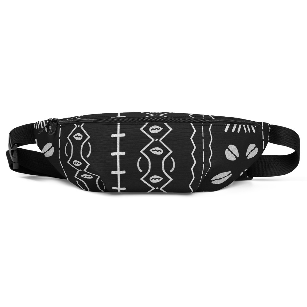 Black Mud Cloth Inspired Fanny Pack IV