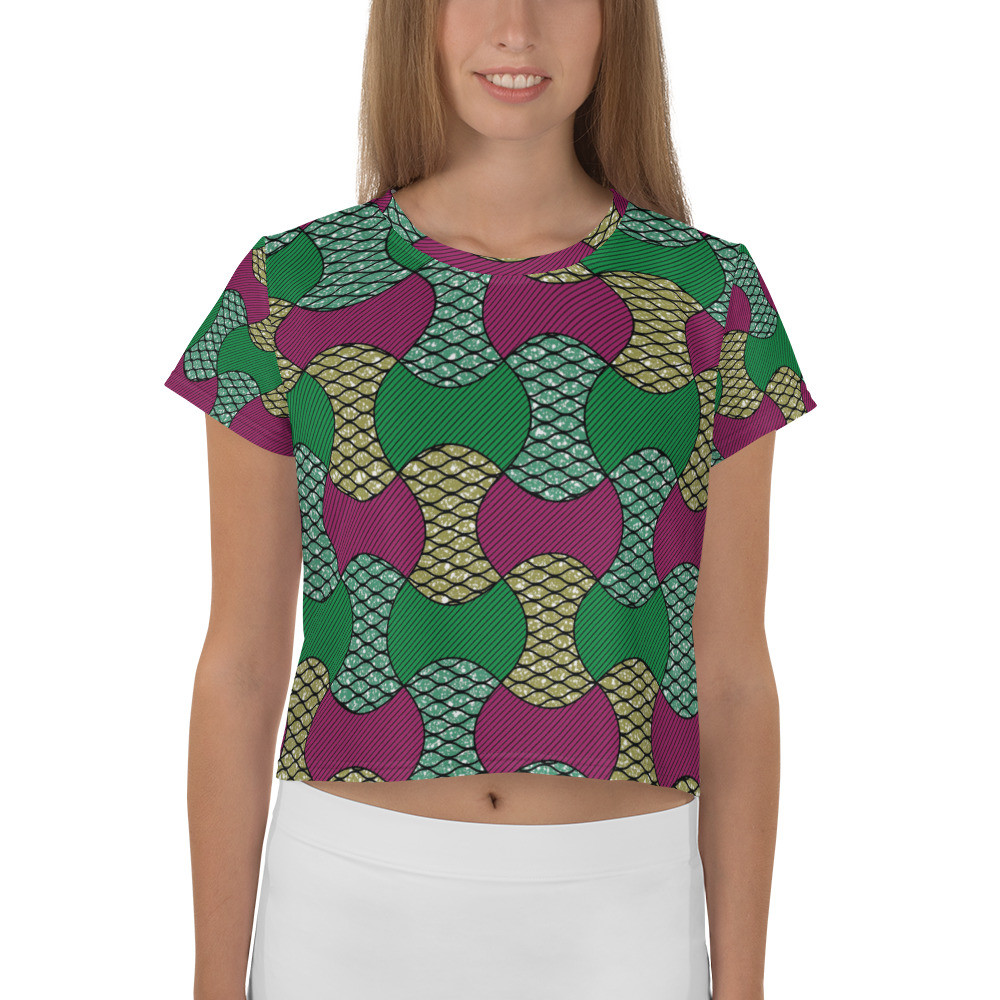 Partial Bows Crop Tee