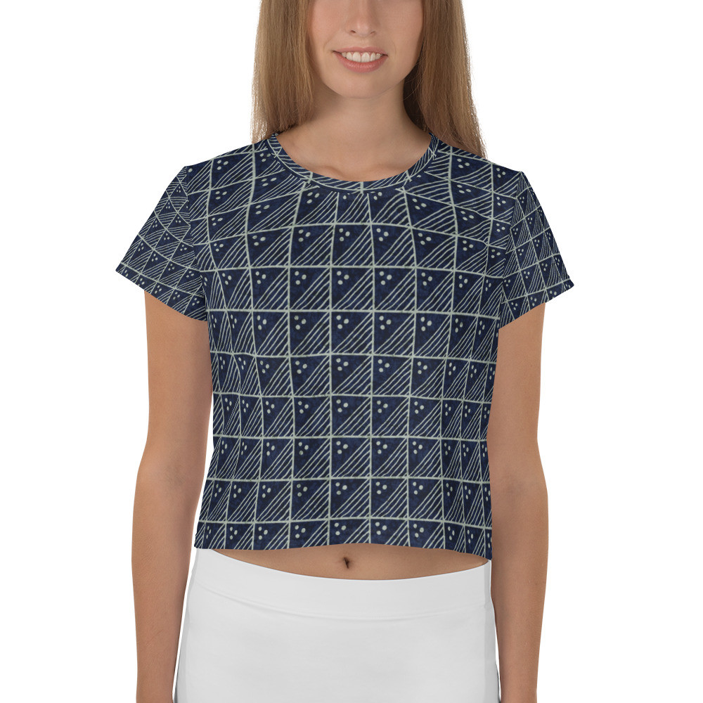 Adire Crop Tee V