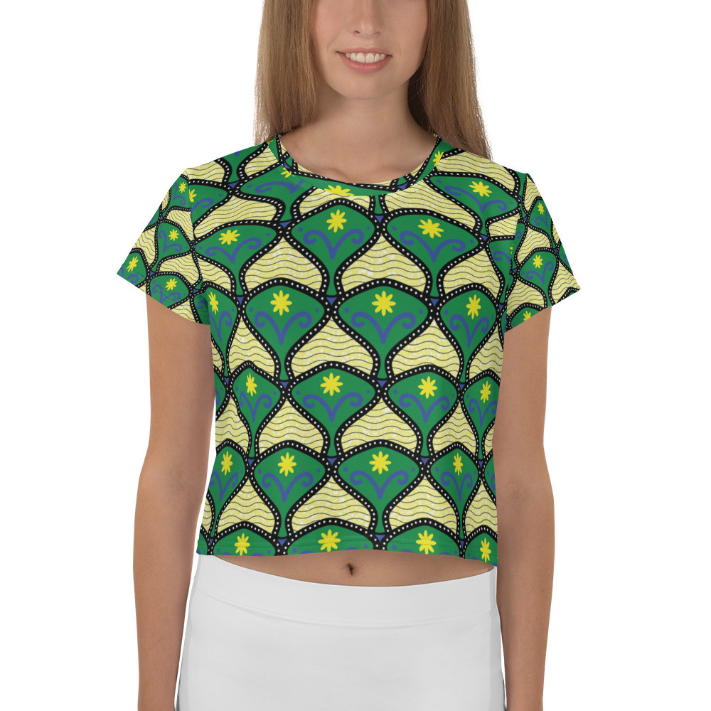 Spring Vibes Crop Tee