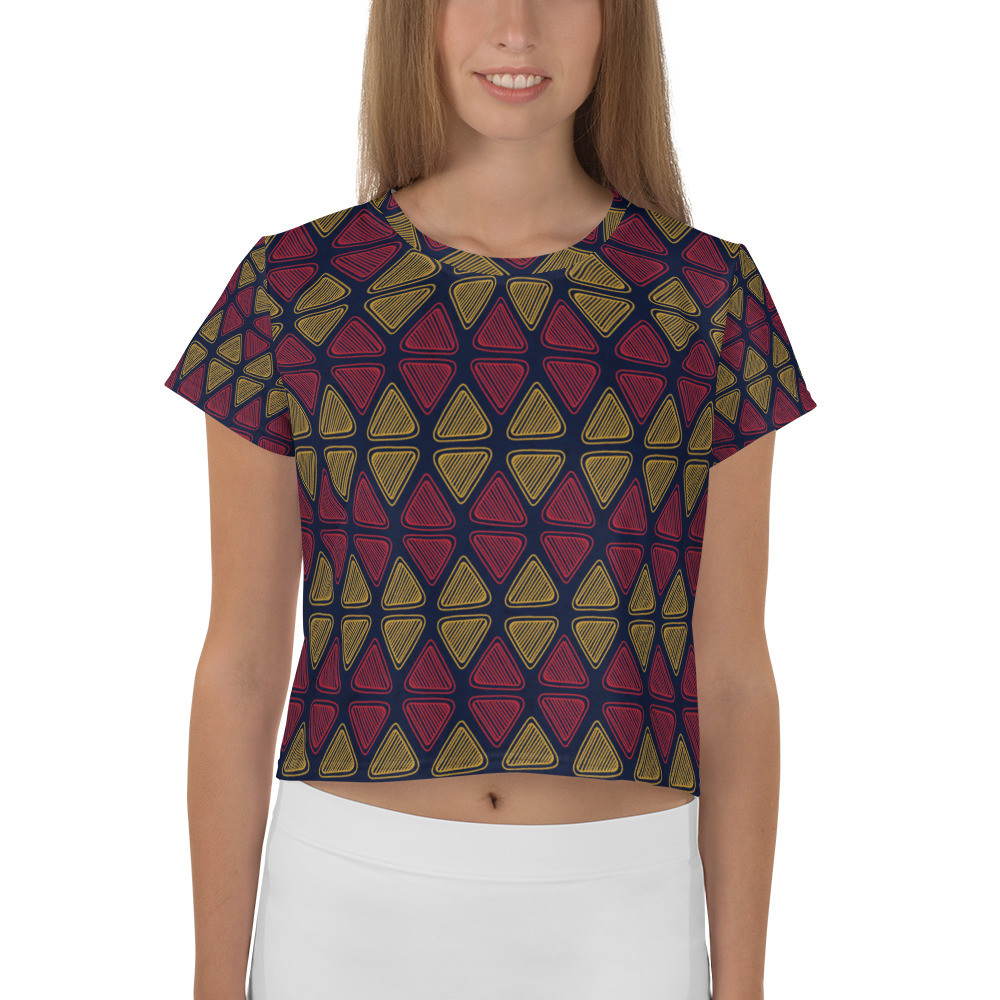 Triangles Crop Tee II
