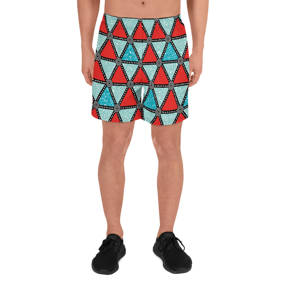 Men's Triangle Athletic Long Shorts 
