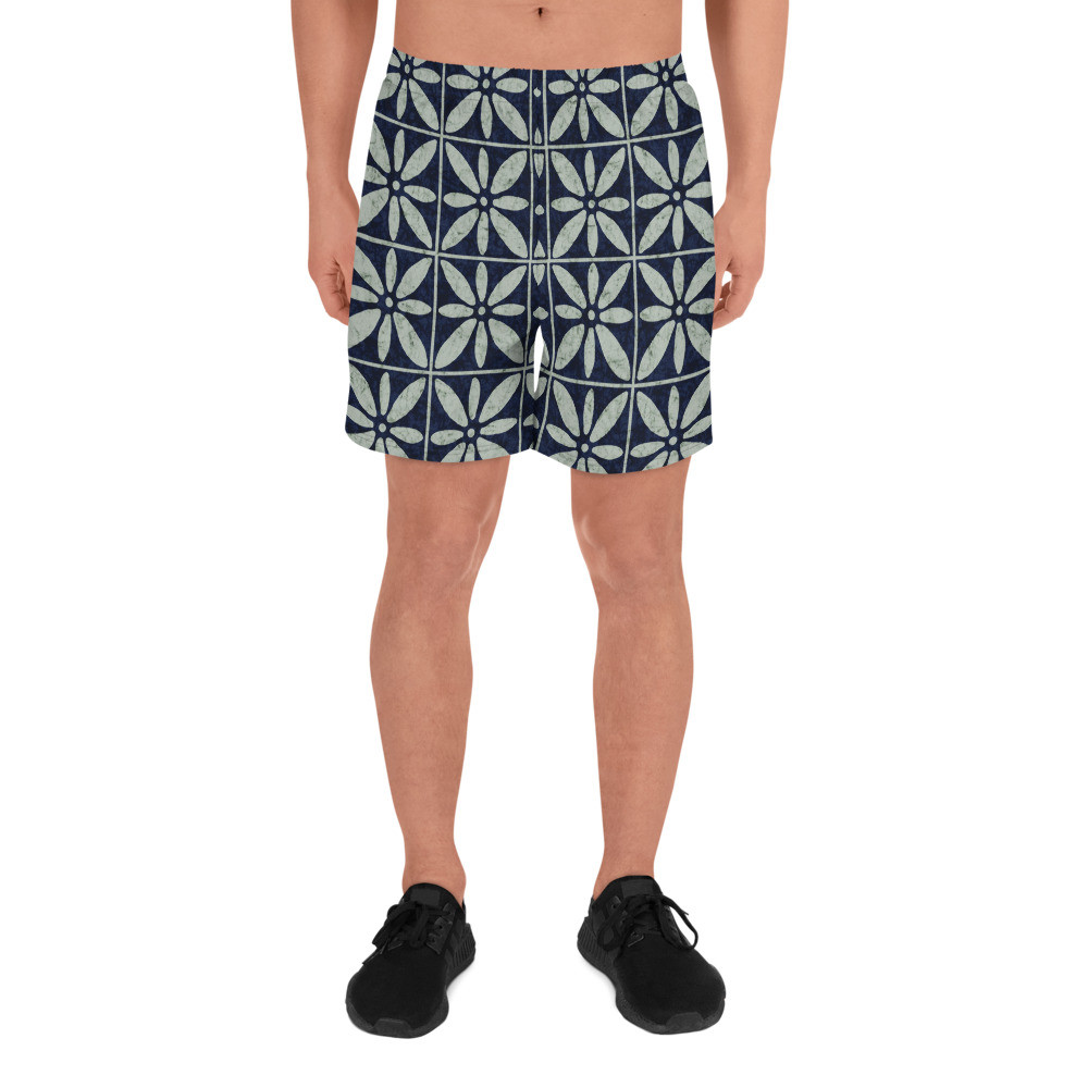 Men's Adire Athletic Long Shorts II