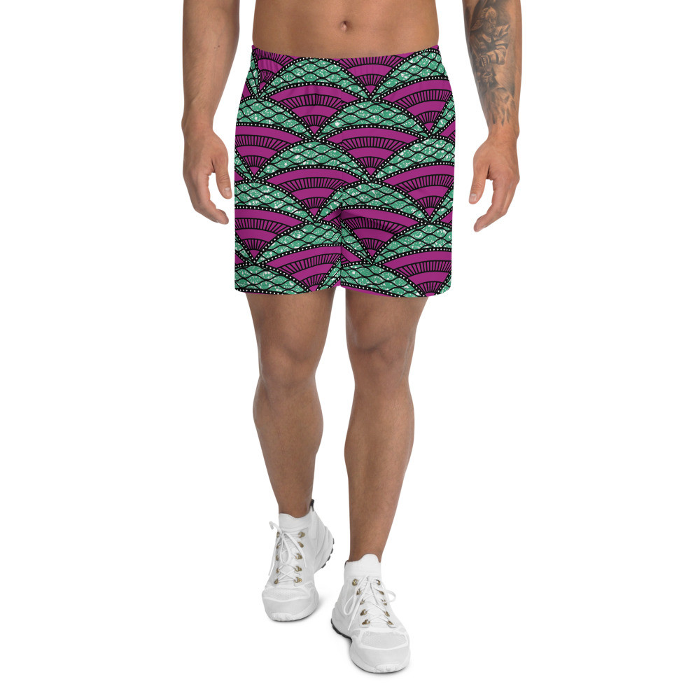 Men's Parachutes Inspired Athletic Long Shorts