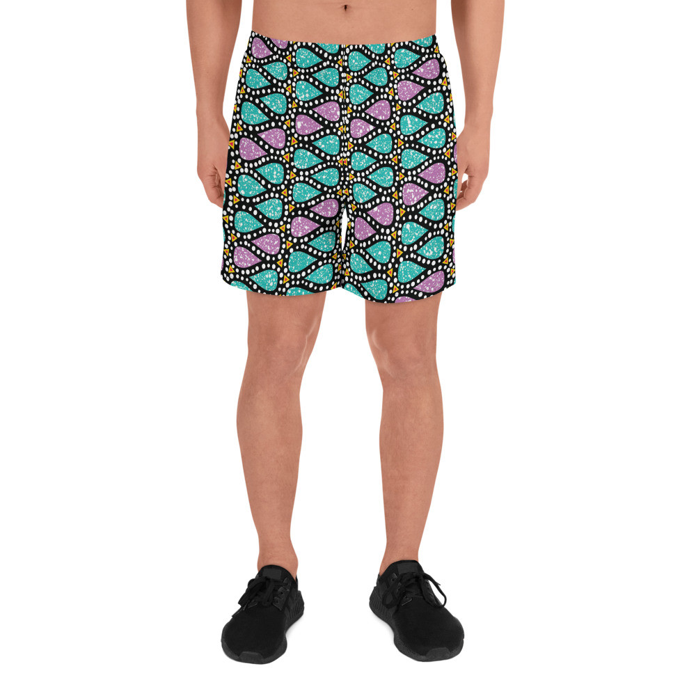 Men's Icy Drops Athletic Long Shorts 