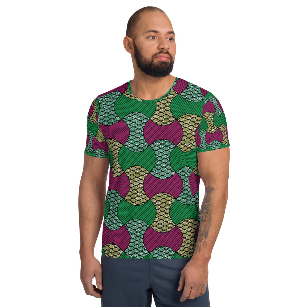  Men's Partial Bows Athletic T-shirt