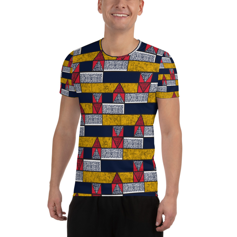 Men's Bricks Inspired Athletic T-shirt
