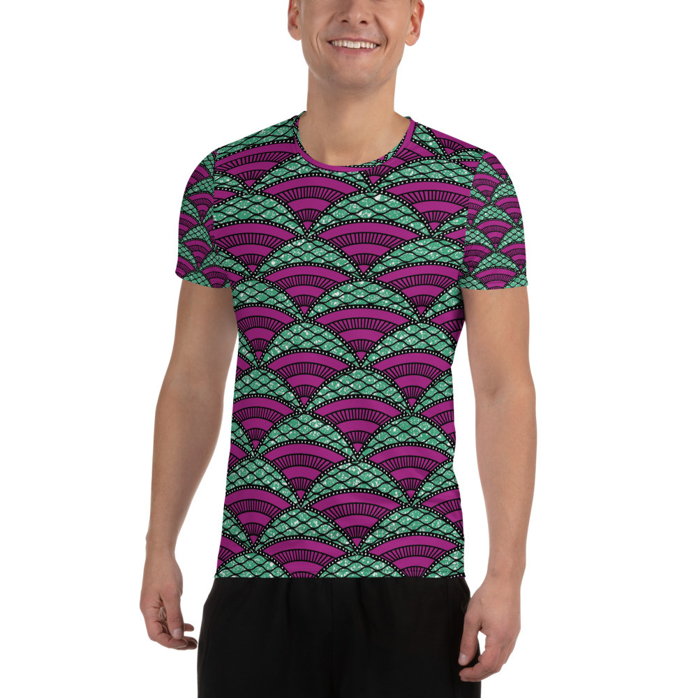  Men's Parachutes Inspired Athletic T-shirt