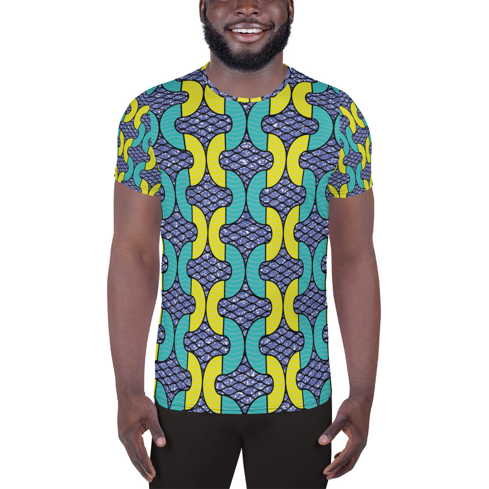  Men's Snakes Inspired Athletic T-shirt