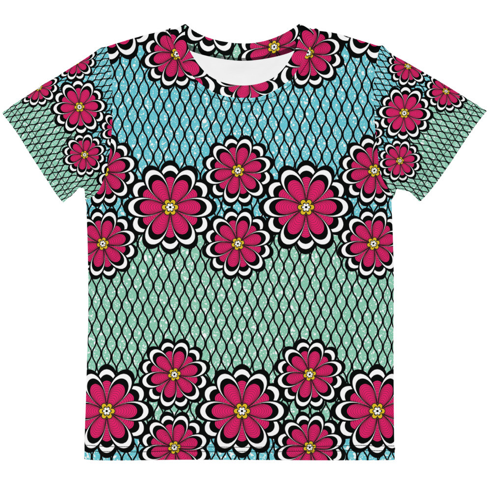 Kids Pink Flowers t-shirt