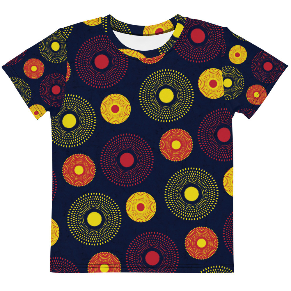 Kids Ankara Circles t-shirt