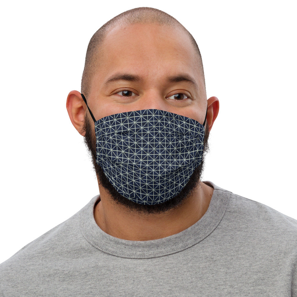 Adire face mask VIII