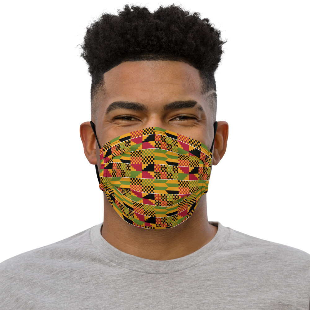 Kente face mask