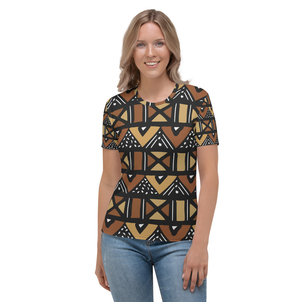 Women's Mud Cloth Inspired T-shirt