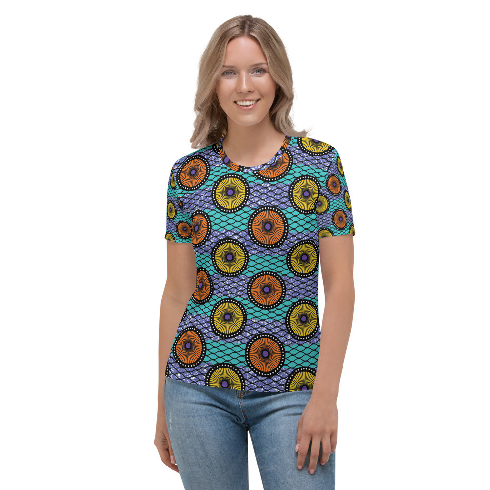 Women's Ankara Circles T-shirt II