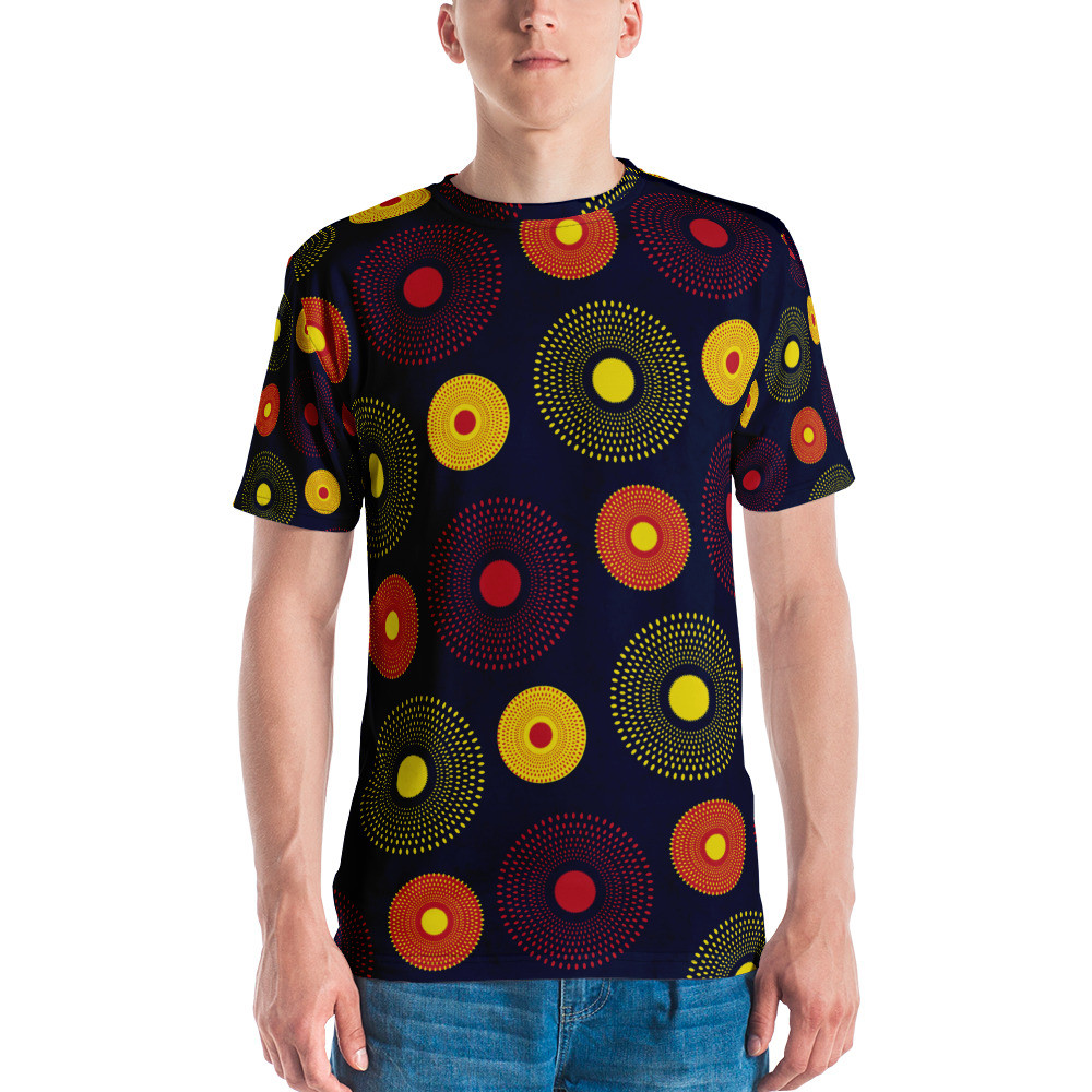 Men's Ankara Circles T-shirt