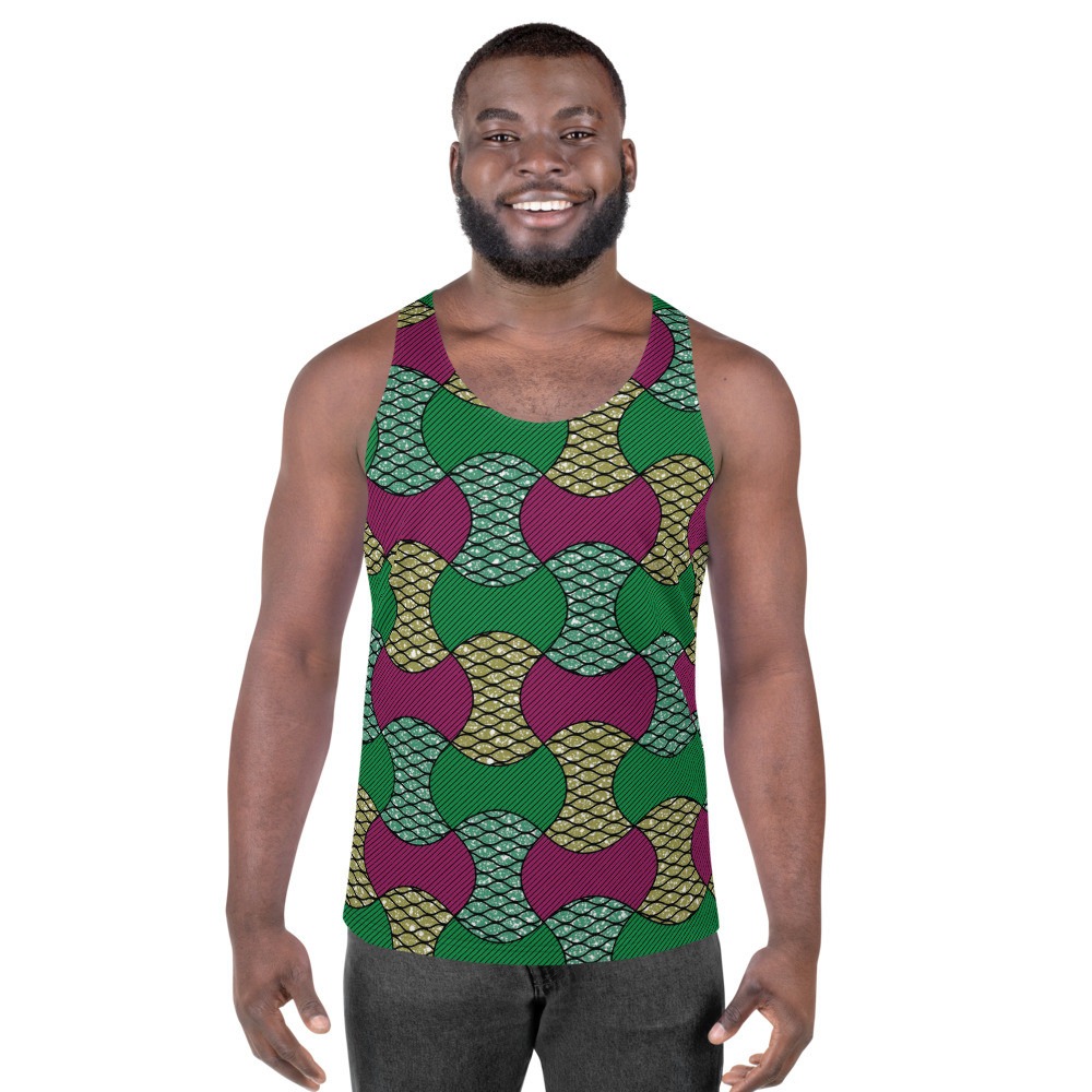 Men’s Partial Bows Tank Top