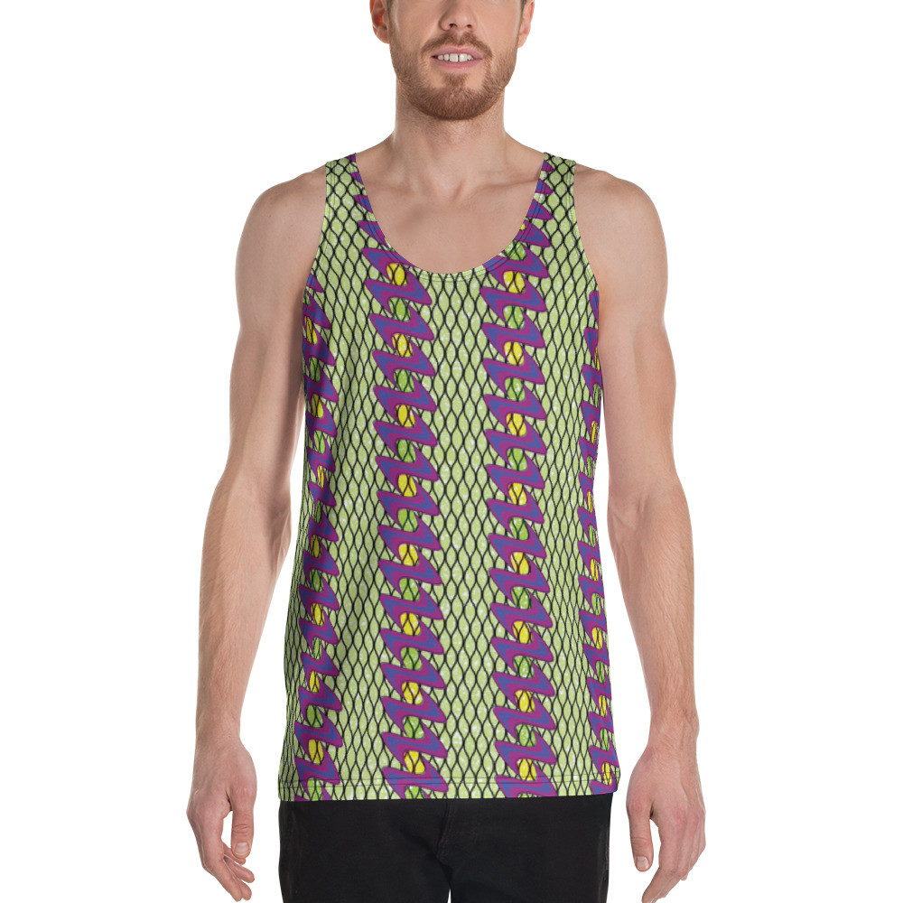 Men's Fishnet Ladders Tank Top