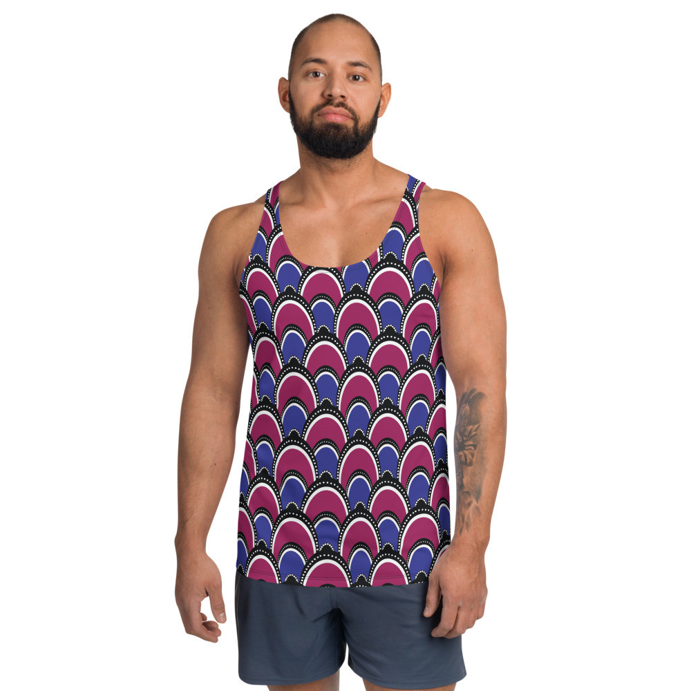 Men’s Peacock Inspired Tank Top