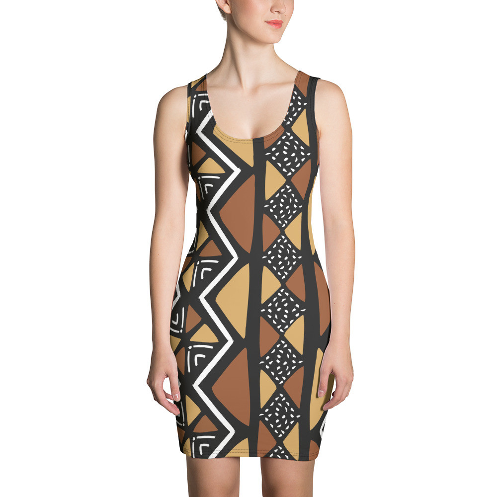 Mud Cloth Inspired Sun Dress II