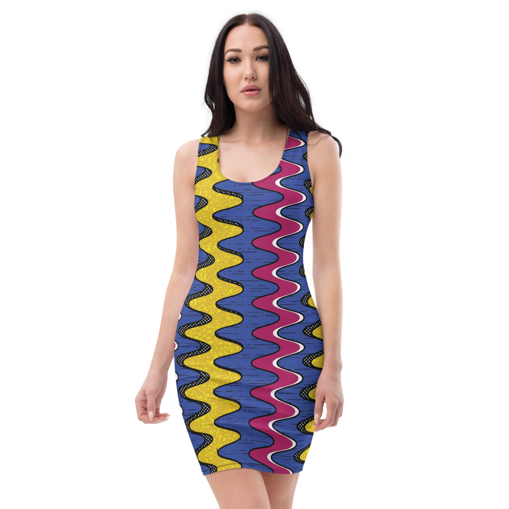 Squiggly Drip Sun Dress II