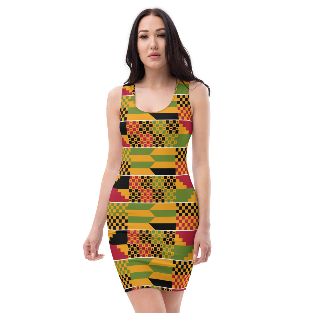 Kente Sun Dress