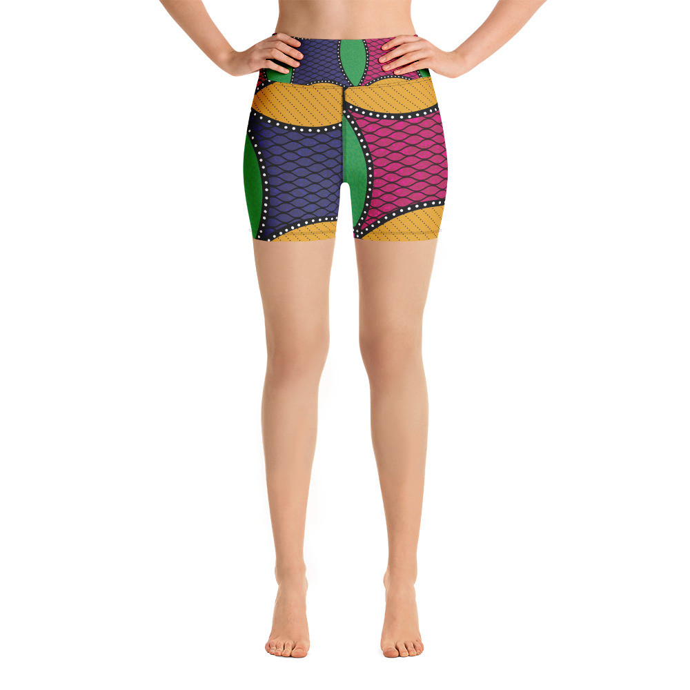 Windmills Inspired Yoga Shorts