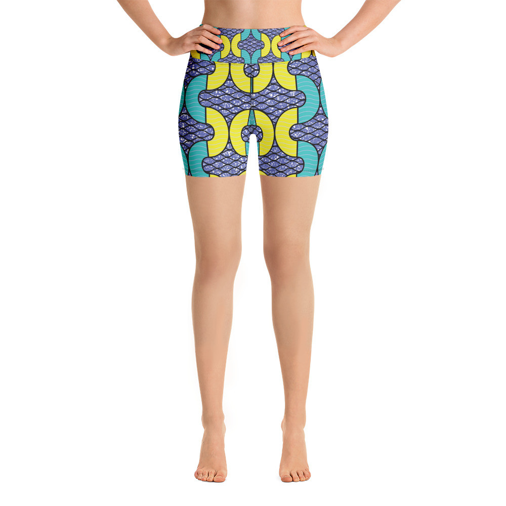 Snakes Inspired Yoga Shorts