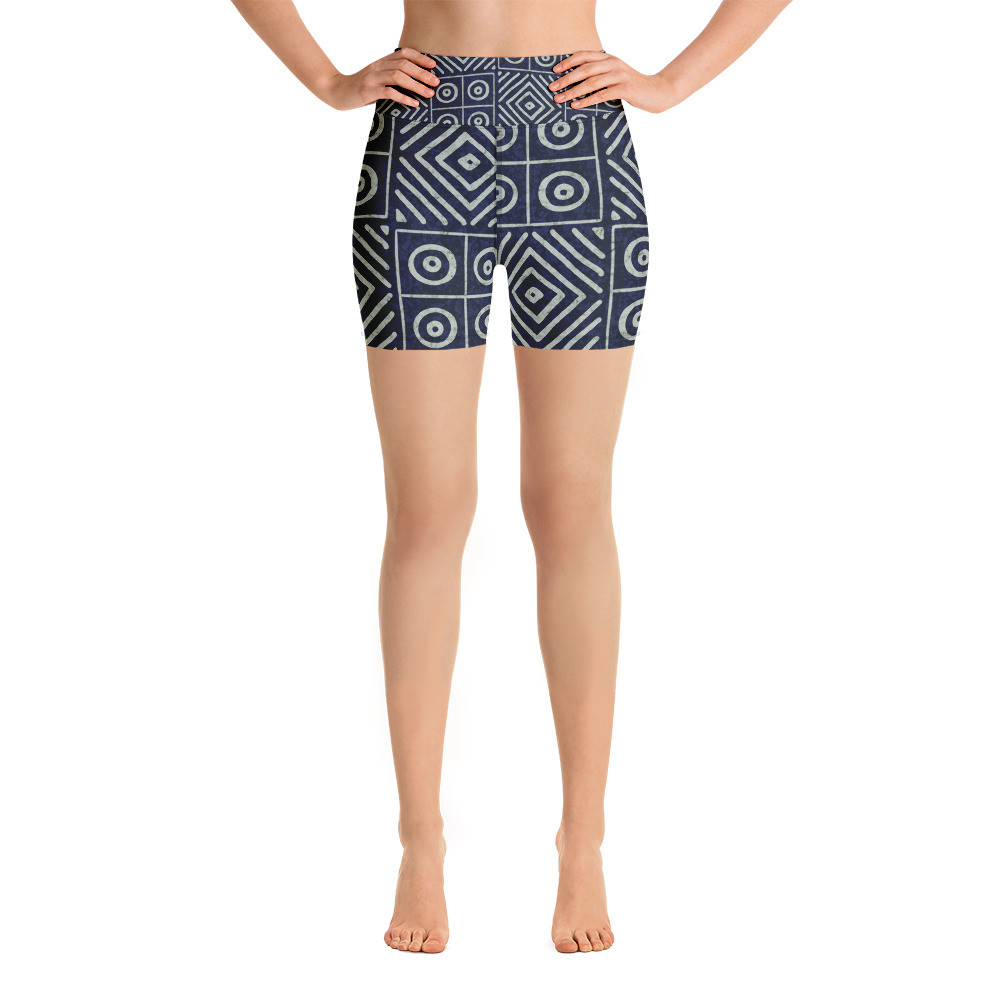 Adire Yoga Shorts 