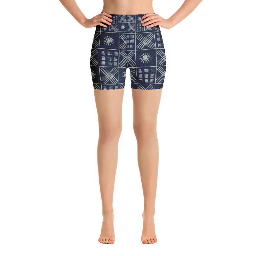 Adire Yoga Shorts VI