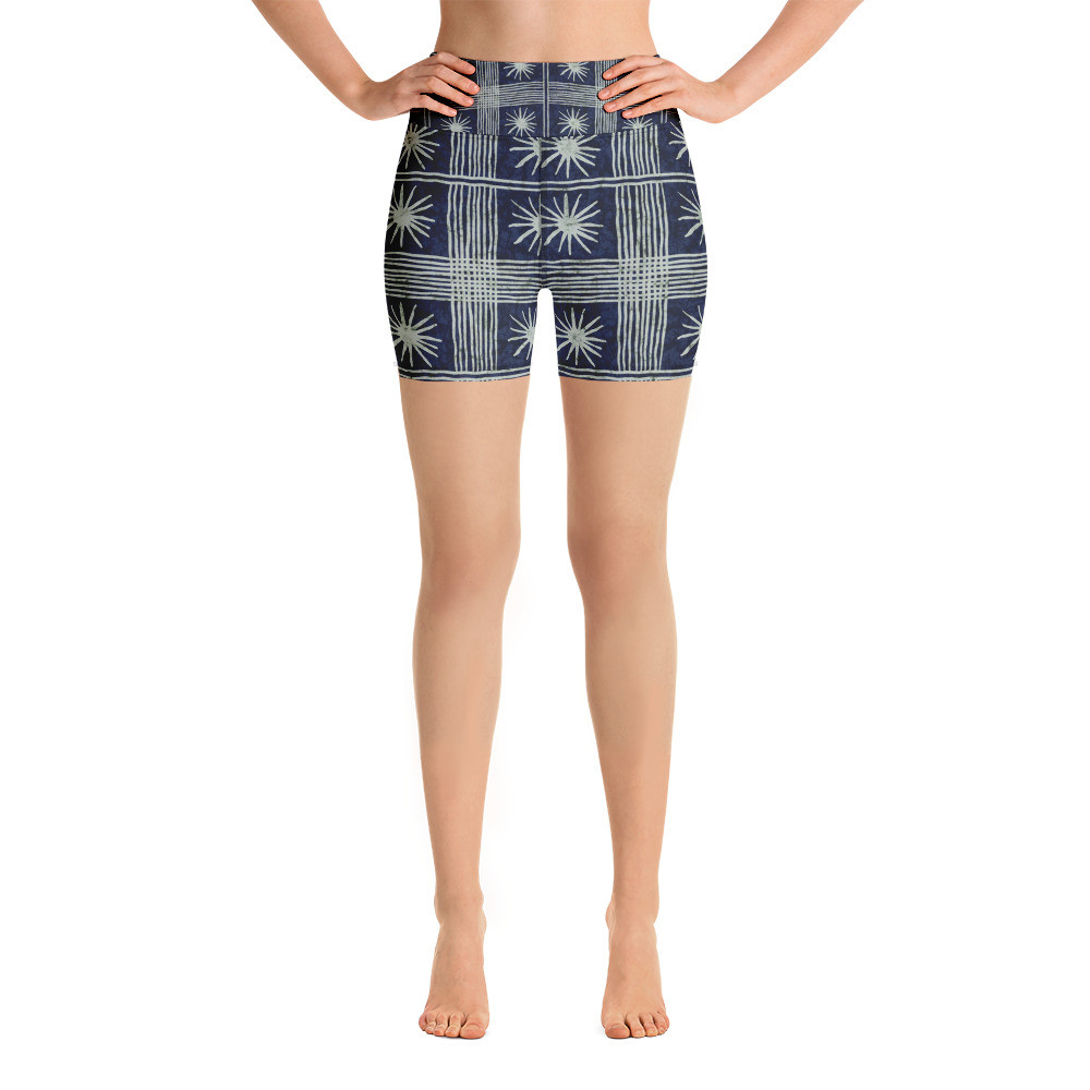 Adire Yoga Shorts VII