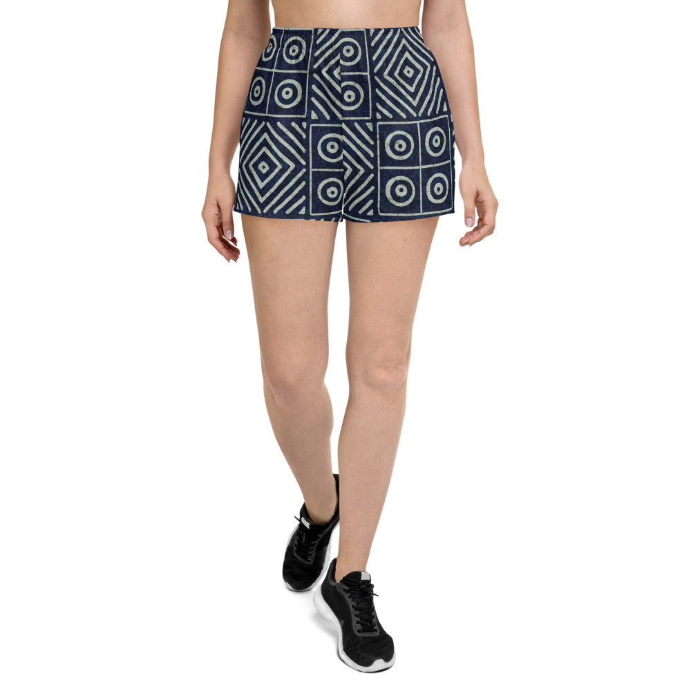Women's Adire Athletic Short Shorts